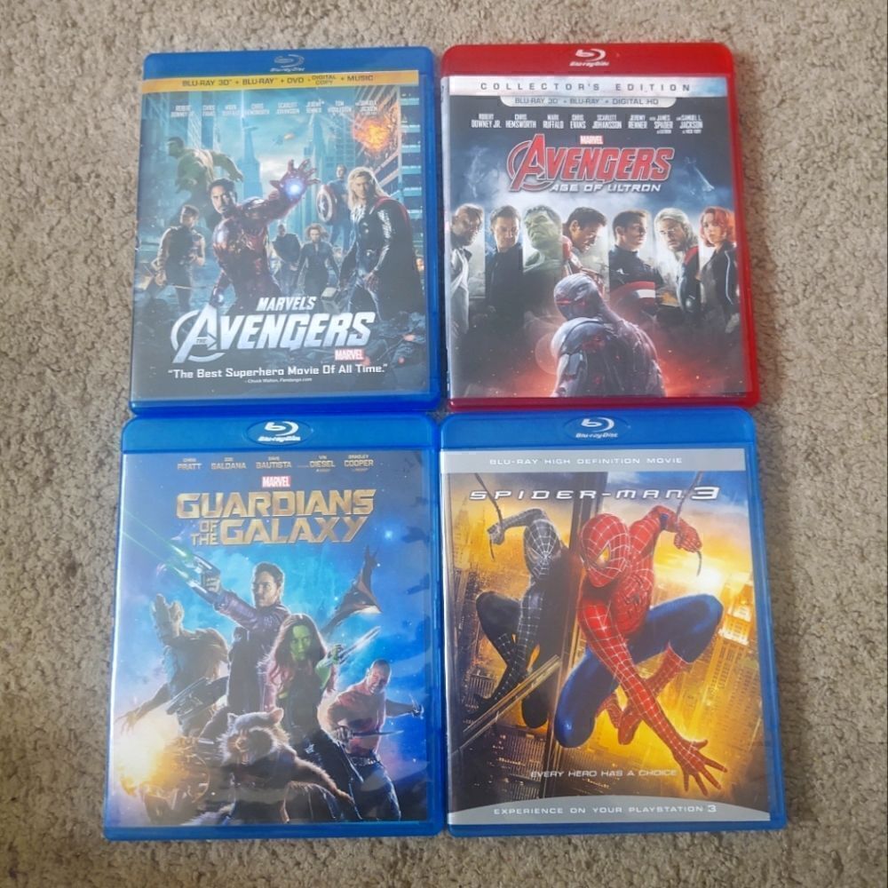 Marvel Blu-ray Lot PRE-OWNED